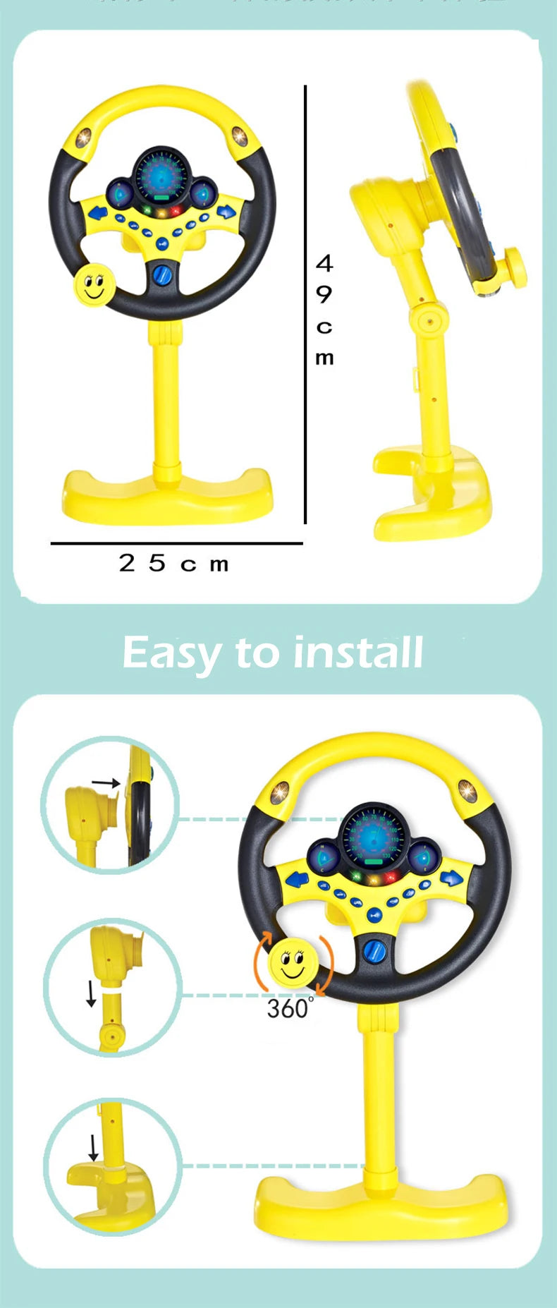 Baby Driving Wheel Toy